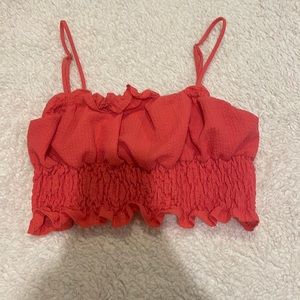 Cute scrunch crop top